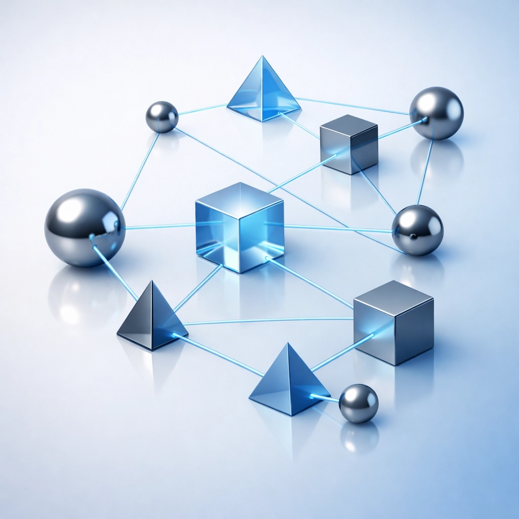 Interconnected marketing system showing how strategy connects all business touchpoints