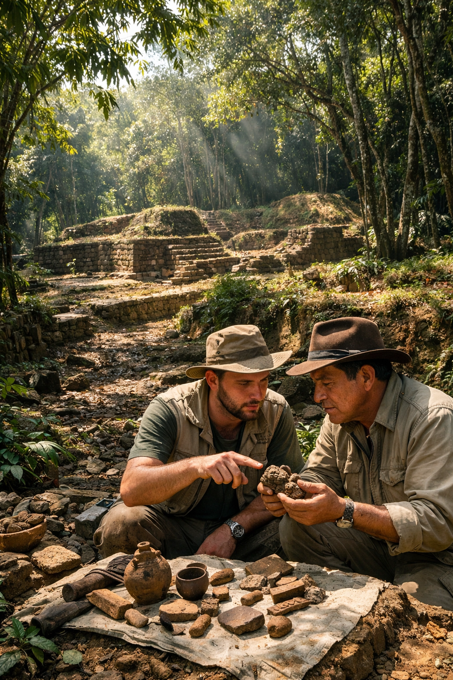 Pre-Columbian ruins in Bolivian Amazon revealing ancient urban civilization