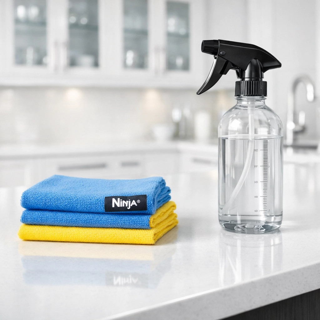 Close-up of precise cleaning tools used for thorough residential house cleaning services MA.