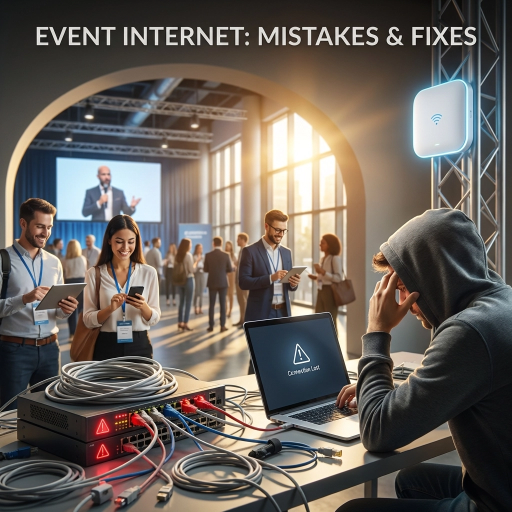 7 Mistakes You're Making with Event Internet (and How to Fix Them Before Your Next Show)