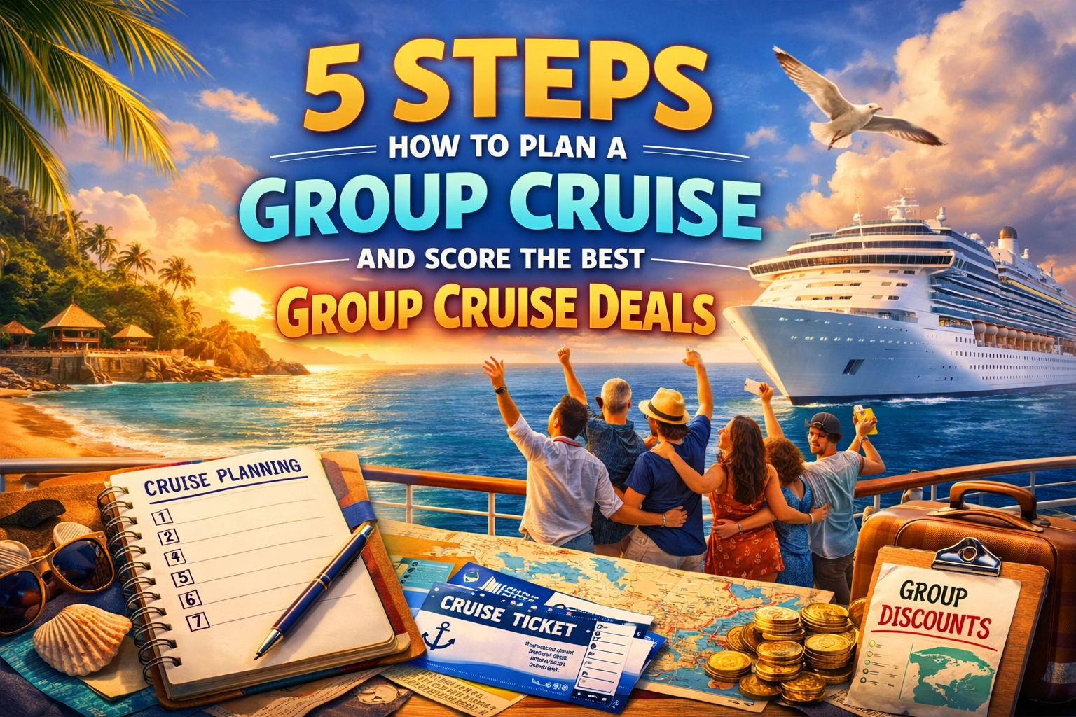 [HERO] 5 Steps How to Plan a Group Cruise and Score the Best Group Cruise Deals