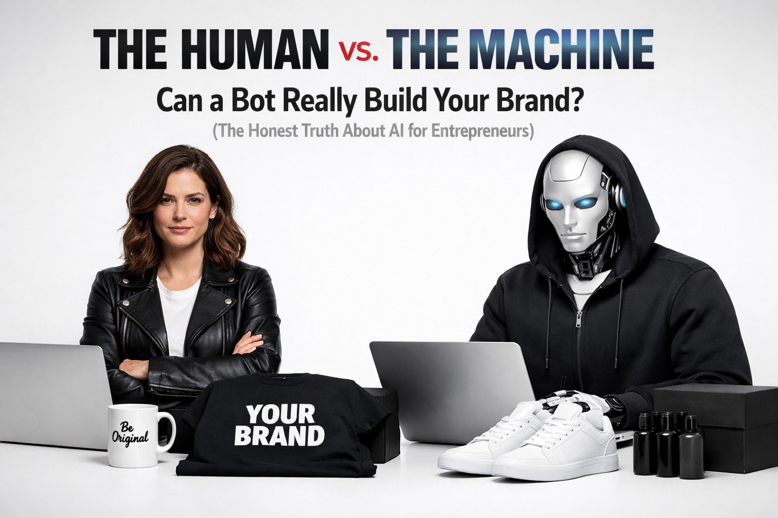 [HERO] The Human vs. The Machine: Can a Bot Really Build Your Brand? (The Honest Truth About AI for Entrepreneurs)