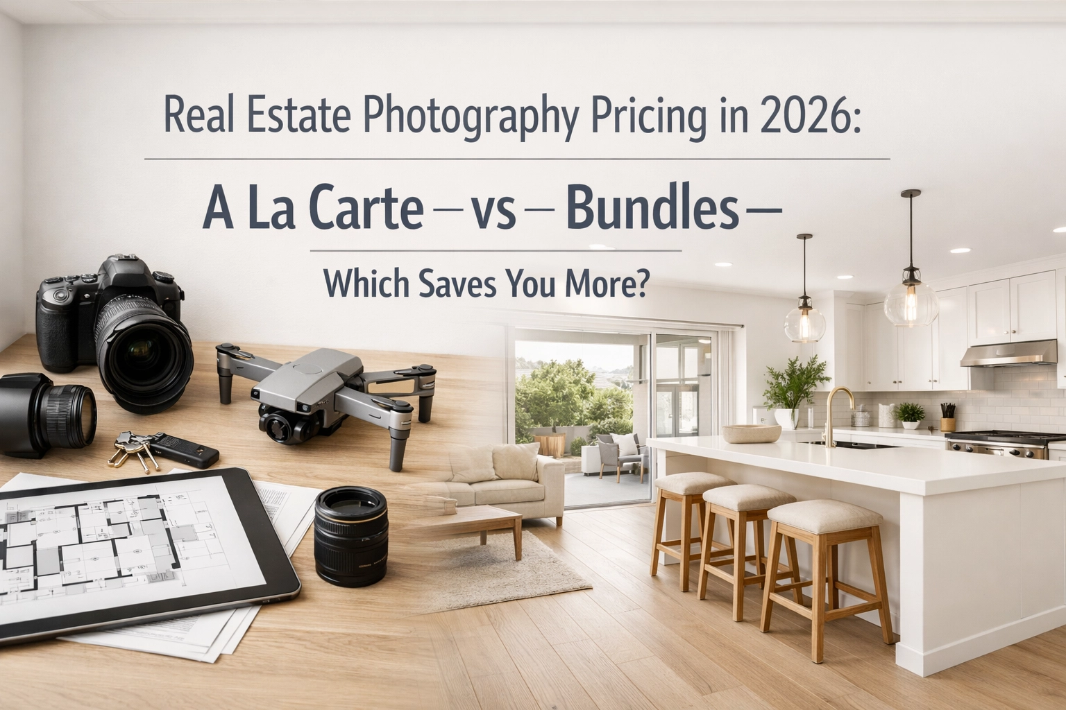 [HERO] Real Estate Photography Pricing in 2026: A La Carte vs Bundles: Which Saves You More?