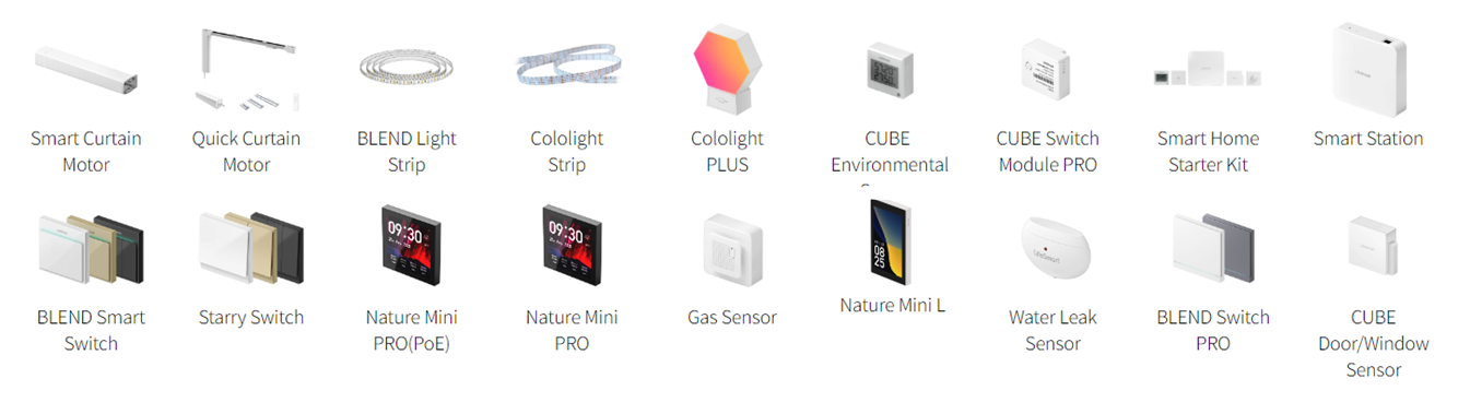 LifeSmart Product Range