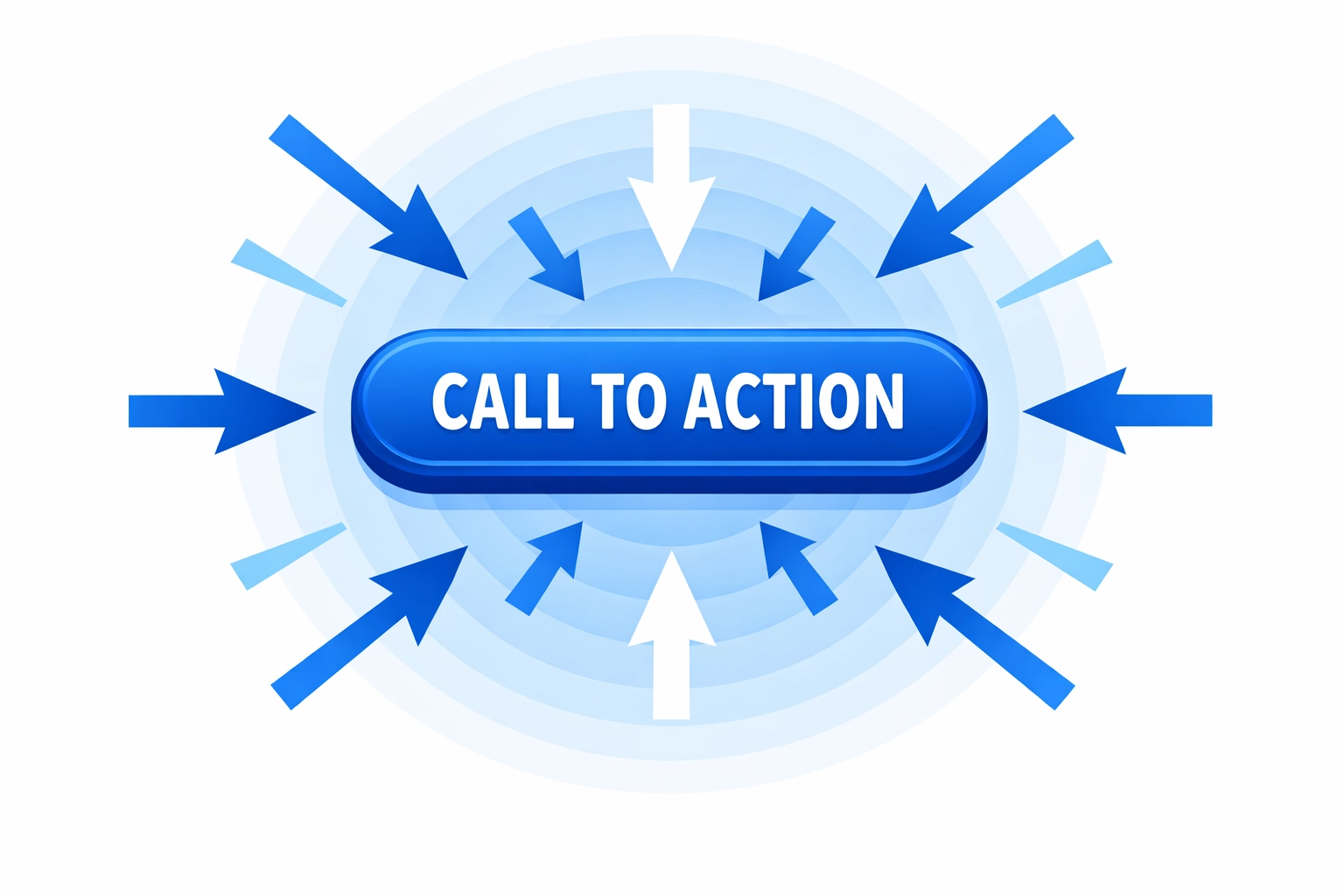 Call-to-action button with focus elements demonstrating color psychology in conversions