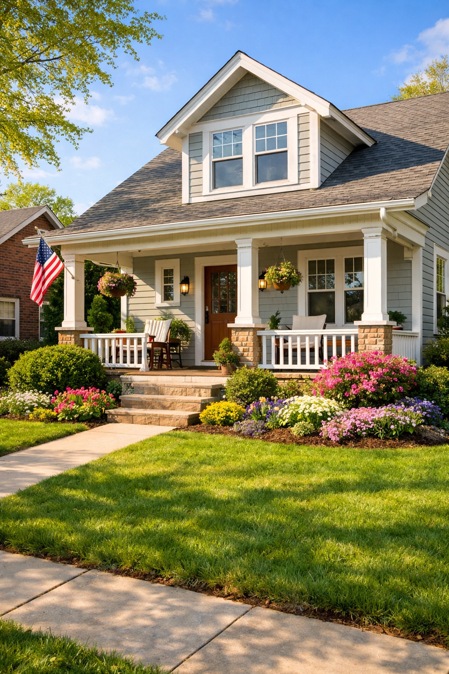 Beautiful suburban home in Columbus Ohio perfect for refinancing with lower rates