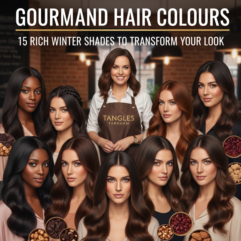 Gourmand Hair Colours: 15 Rich Winter Shades to Transform Your Look at Tangles Farnham