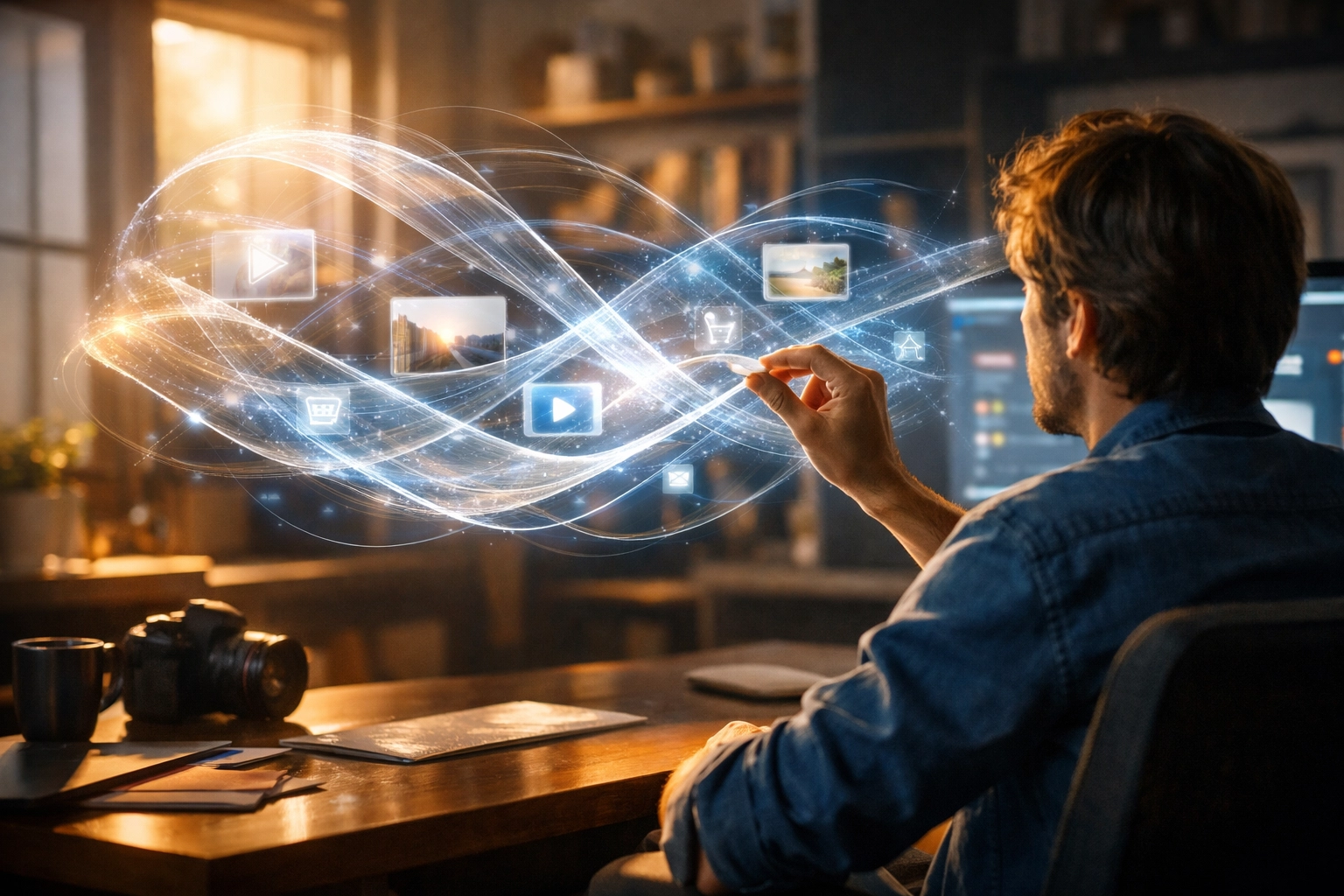 Marketing professional refining automated content to ensure a human touch in AI personalization strategies.