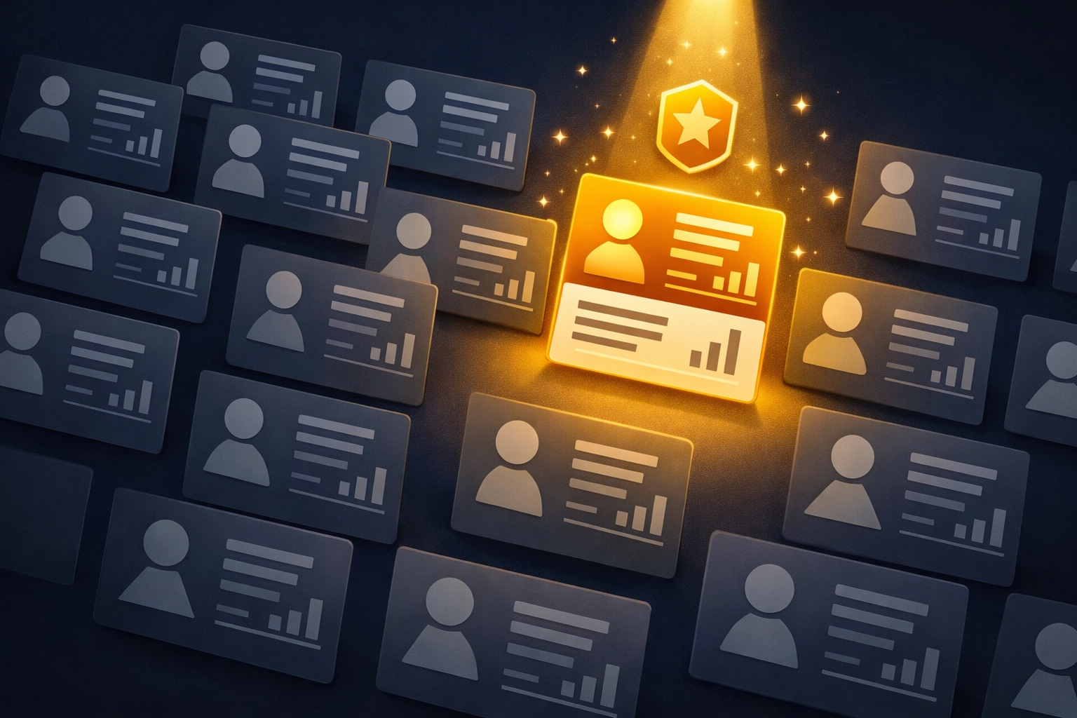 Simon Leung standing out in digital marketing with unique personal brand strategy concept (no faces)