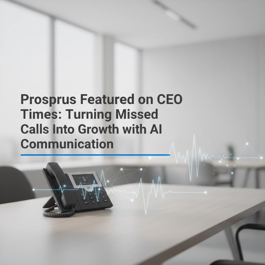 Prosprus Featured on CEO Times: Turning Missed Calls Into Growth with AI Communication