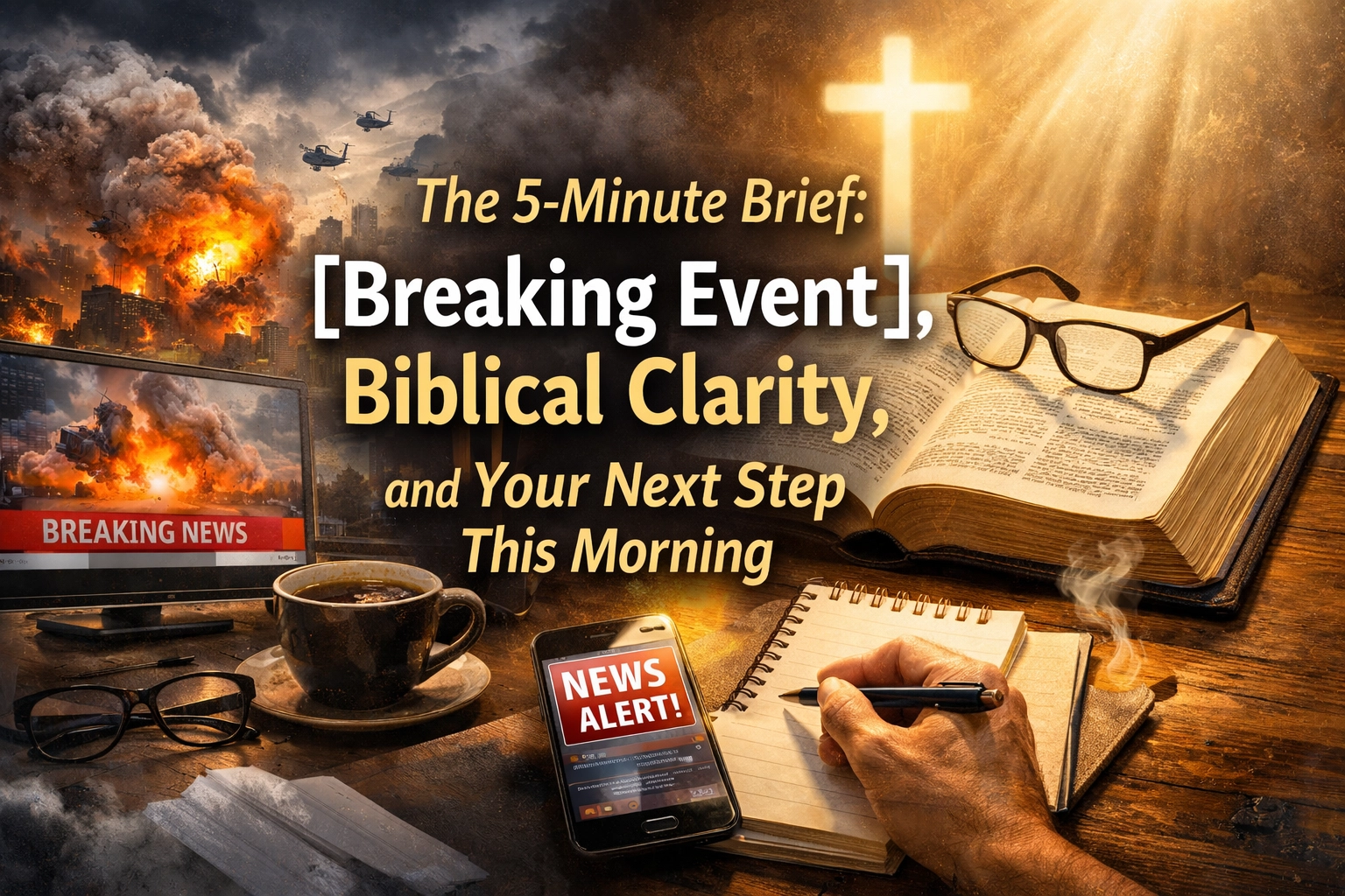 [HERO] The 5-Minute Brief: [Breaking Event], Biblical Clarity, and Your Next Step This Morning