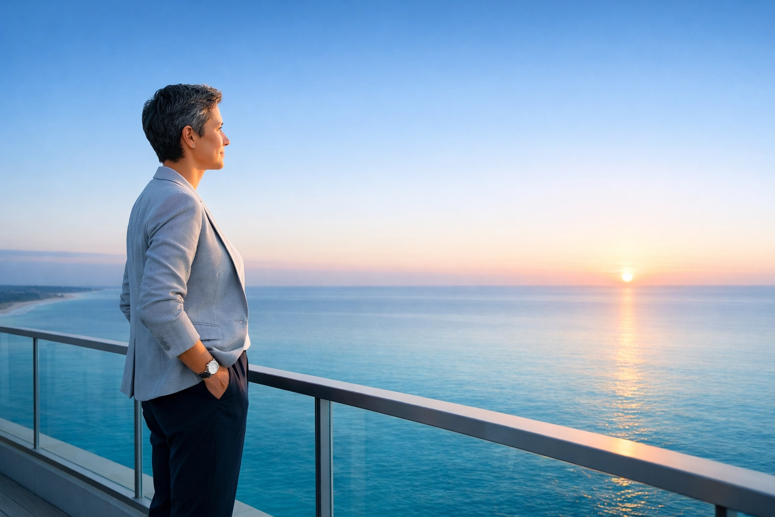 A business owner planning their next chapter after a successful Gulf Coast cleaning franchise exit.