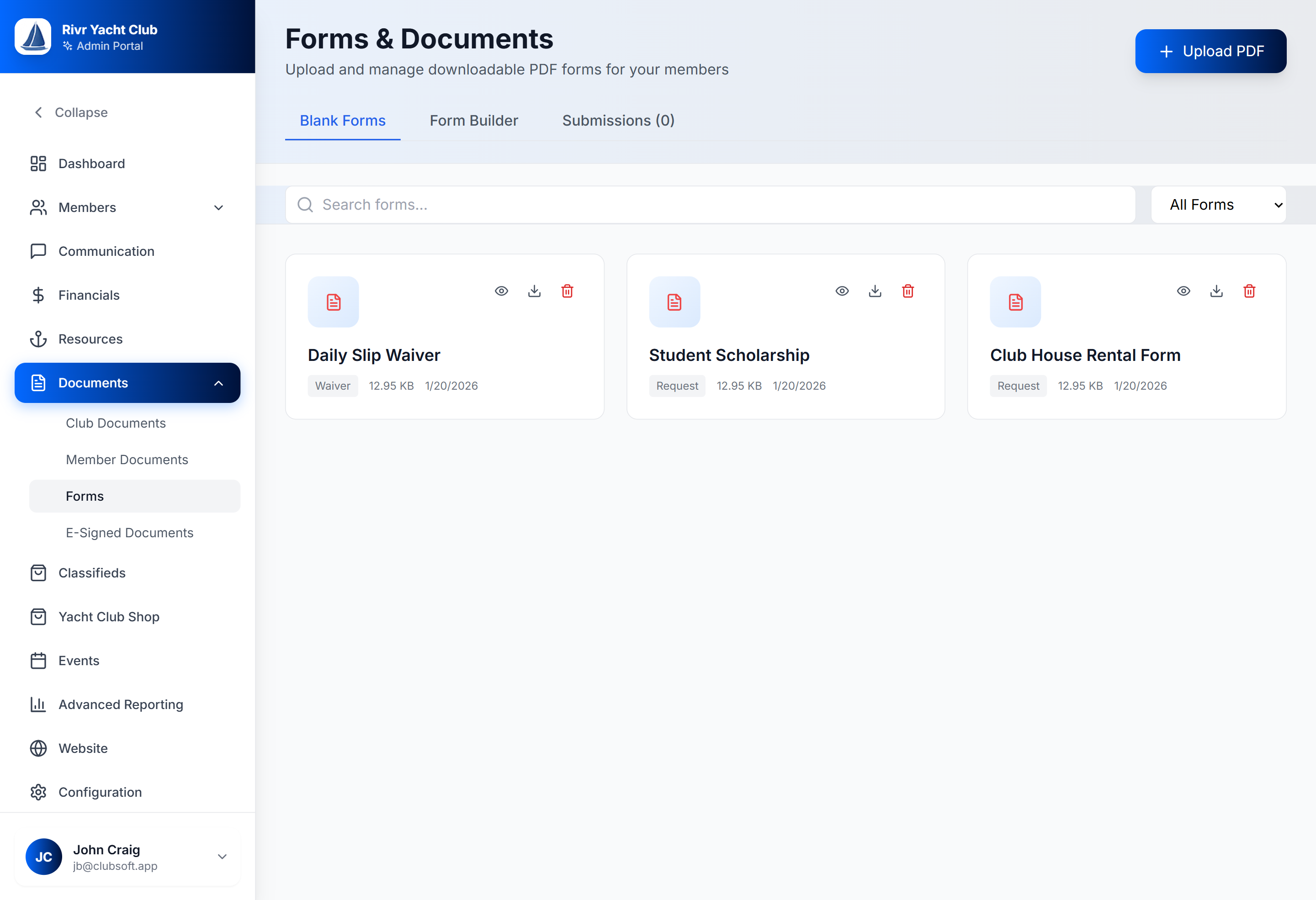 Forms & Documents Portal