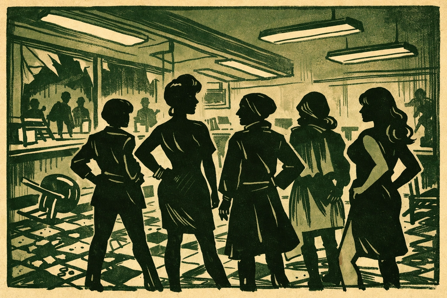 Trans women and drag queens stand defiant amid chaos at Compton's Cafeteria riot, San Francisco 1966