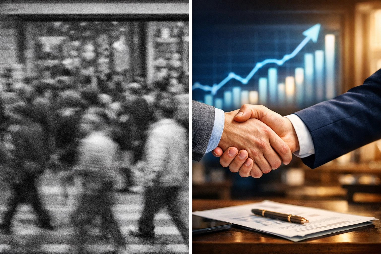 Comparison of anonymous website traffic vs revenue growth and conversions for a digital marketing agency Canada.