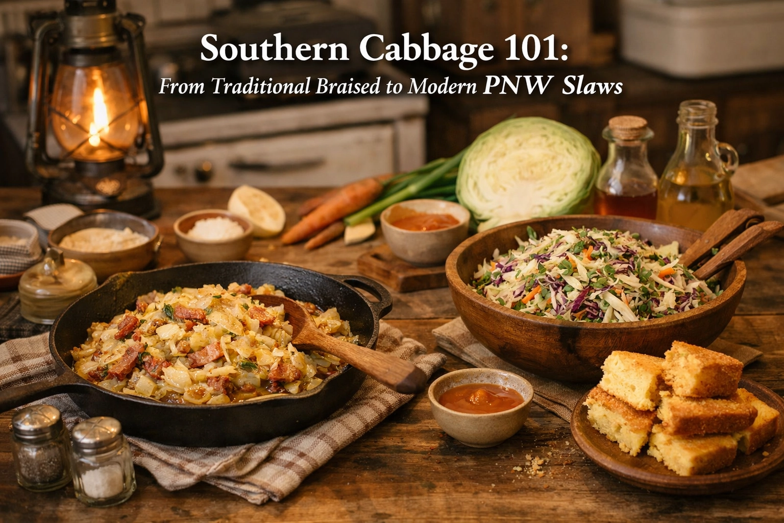 [HERO] Southern Cabbage 101: From Traditional Braised to Modern PNW Slaws