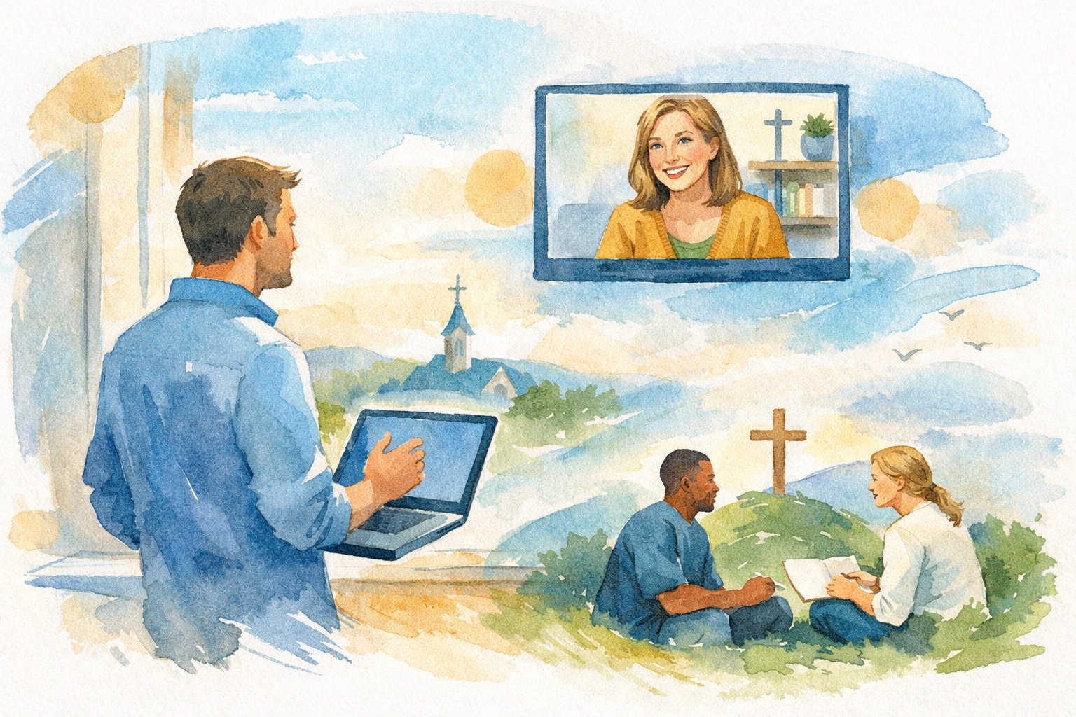 Your best team member just sent you a Slack message at 2:47 PM on a Tuesday. She's working from her kitchen table, juggling a deadline while her kids are doing homework in the next room. Meanwhile, three of your other team members are gathered around the conference table at the office, whiteboarding ideas for next quarter's launch. Welcome to 2026. Welcome to hybrid leadership. The workspace has transformed, and if you're leading people right now, you already know: managing a team that exists both physically and digitally isn't just a logistics challenge. It's a leadership revolution. And here's the truth that should excite you, this moment is your opportunity to lead with greater intentionality, clearer purpose, and deeper connection than ever before.  The Real Challenge Isn't Technology  Most leaders think hybrid work is a tech problem. They invest in Zoom licenses, collaboration software, and fancy project management tools. Those things matter, but they're not the game-changer. The real challenge? It's maintaining authentic human connection across two realities. When half your team is in the room and half is on a screen, you're not just managing different locations, you're navigating different experiences. The person at home feels like they're watching a movie of the meeting. The person in the office forgets there are faces in little boxes who can't read the room's energy. As a leader, your job is to bridge that gap. Not with more software, but with more soul. Think about how Jesus led His disciples. He didn't gather them all in one place 24/7. He sent them out in pairs. He called them together for big moments. He trusted them to carry His message to distant cities. He modeled what we now call "distributed leadership" two thousand years before we had a term for it. Your hybrid team needs the same thing His disciples needed: clear vision, authentic relationship, and trust that transcends physical presence.  Lead by Example (And Actually Mean It)  Here's where most hybrid leaders lose credibility: they preach flexibility but practice favoritism. They say "work from anywhere" but secretly reward the people who show up to the office. They claim the camera-on folks have equal opportunity, but somehow the promotions keep going to the people who grab coffee with them in person. If you want your team to embrace hybrid work, you need to be its most vocal advocate. Take your remote days seriously. Join some meetings from home. Experience what your virtual team members experience. Feel the awkwardness of trying to interject when five people are having a side conversation at the conference table. This isn't about optics, it's about empathy. And empathy is the foundation of Christ-centered leadership. When you lead by example, something powerful happens: your team sees authenticity. They watch you navigate the same challenges they face. They witness you giving equal respect to the voice on the screen and the voice across the table. That's not management theory, that's modeling the Kingdom.  Communication: Say It Clearly, Say It Often  Remote employees don't just want to hear from you, they need  to hear from you. Distance amplifies silence. What feels like a quiet week to you feels like abandonment to someone working alone at home. The solution isn't micromanagement. It's consistent, clear communication. Create predictable rhythms: Weekly all-hands meetings where everyone (yes, everyone) appears on camera Daily check-ins that take 10 minutes, not 60 Monthly one-on-ones that prioritize connection over performance reviews Quarterly vision-casting sessions that remind your team why their work matters But here's the secret: don't just communicate tasks . Communicate meaning . Your team doesn't just need to know what project is due Friday. They need to know why it matters. How does their work serve your mission? How does it reflect the values you stand for? How does it make a difference in someone's life? Purpose fuels performance. And in a hybrid world, purpose is what keeps someone engaged when they're alone at a desk with a dozen distractions competing for their attention.  Adaptability Is Your Superpower  The leaders who thrive in hybrid environments are the ones who stay flexible. They don't cling to "the way we've always done it." They experiment. They listen. They adjust. Microsoft reported an 80% increase in employee engagement among teams with flexible work models led by prepared leaders. That's not luck: that's leadership that adapts to what people actually need, not what the org chart says they should want. Some weeks, your team needs more in-person collaboration time. Other weeks, they need deep focus work from home. The rigid leader demands the same schedule every week. The wise leader reads the room (and the Zoom grid) and adjusts accordingly. This is biblical wisdom in action. Proverbs tells us there's a time for everything: a season to gather and a season to scatter. Your job as a hybrid leader is to discern which season your team is in and lead them accordingly.  Keep the Main Thing the Main Thing  With all this talk about logistics, schedules, and technology, it's easy to lose sight of what actually matters. The main thing is people. Always. Your hybrid team isn't a workforce: it's a collection of image-bearers trying to use their gifts to make a difference. Every person on that screen and in that office has a story, a struggle, and a soul that matters infinitely to God. When you keep that perspective, everything else falls into place. You stop obsessing over who's online at exactly 9 AM. You start caring about whether people feel seen, valued, and equipped to do their best work. You create space for the working parent who needs to start early and finish late. You offer grace to the team member processing a family crisis. You celebrate wins publicly, whether they happened at a desk downtown or a kitchen table in the suburbs. This is servant leadership. This is how Jesus led. And it works.  The Opportunity Ahead  Organizations with well-prepared hybrid leaders see 50% reduction in turnover rates. That's not just a statistic: that's hundreds of lives not disrupted by job changes. That's teams that stay intact. That's momentum that builds instead of stalling. But beyond the metrics, here's what really matters: you have the opportunity to lead in a way that honors people's full humanity. To create a work culture where someone doesn't have to choose between career advancement and being present for their kid's soccer game. Where talent isn't limited by zip code. Where "showing up" means contribution, not just physical presence. That's not just good leadership. That's Kingdom leadership.  Your Next Step  Hybrid leadership isn't about mastering a set of tactics. It's about becoming the kind of leader who can bridge distance with presence, who can turn screens into connection points, and who can keep teams aligned around what matters most: even when they're scattered across cities. You don't need a perfect plan. You need a clear purpose and a willingness to grow. If you're ready to develop the skills, mindset, and spiritual foundation to lead with excellence in this new reality, I'd love to walk with you. Through one-on-one coaching, leadership workshops, and practical resources grounded in biblical truth, we can help you become the hybrid leader your team needs. Your team is waiting for you to lead them well. Both halves of your team: the ones in the office and the ones on the screen. Start leading them today. Ready to level up your leadership? Visit www.laynemcdonald.com to explore coaching, resources, and training designed for leaders like you.