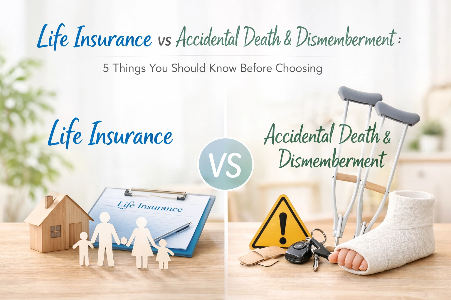 [HERO] Life Insurance vs Accidental Death & Dismemberment: 5 Things You Should Know Before Choosing
