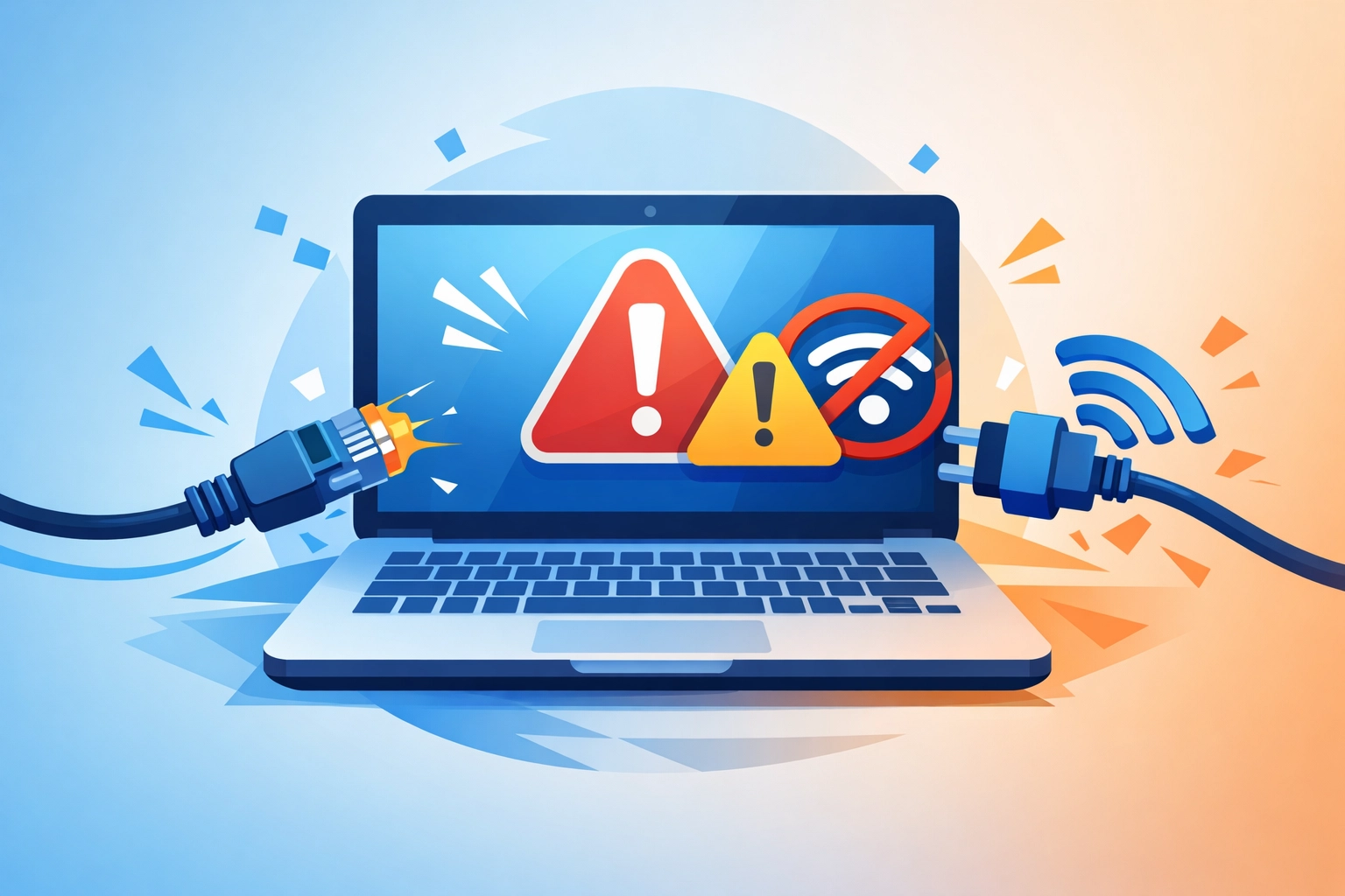 Disconnecting hacked laptop from internet to stop further damage