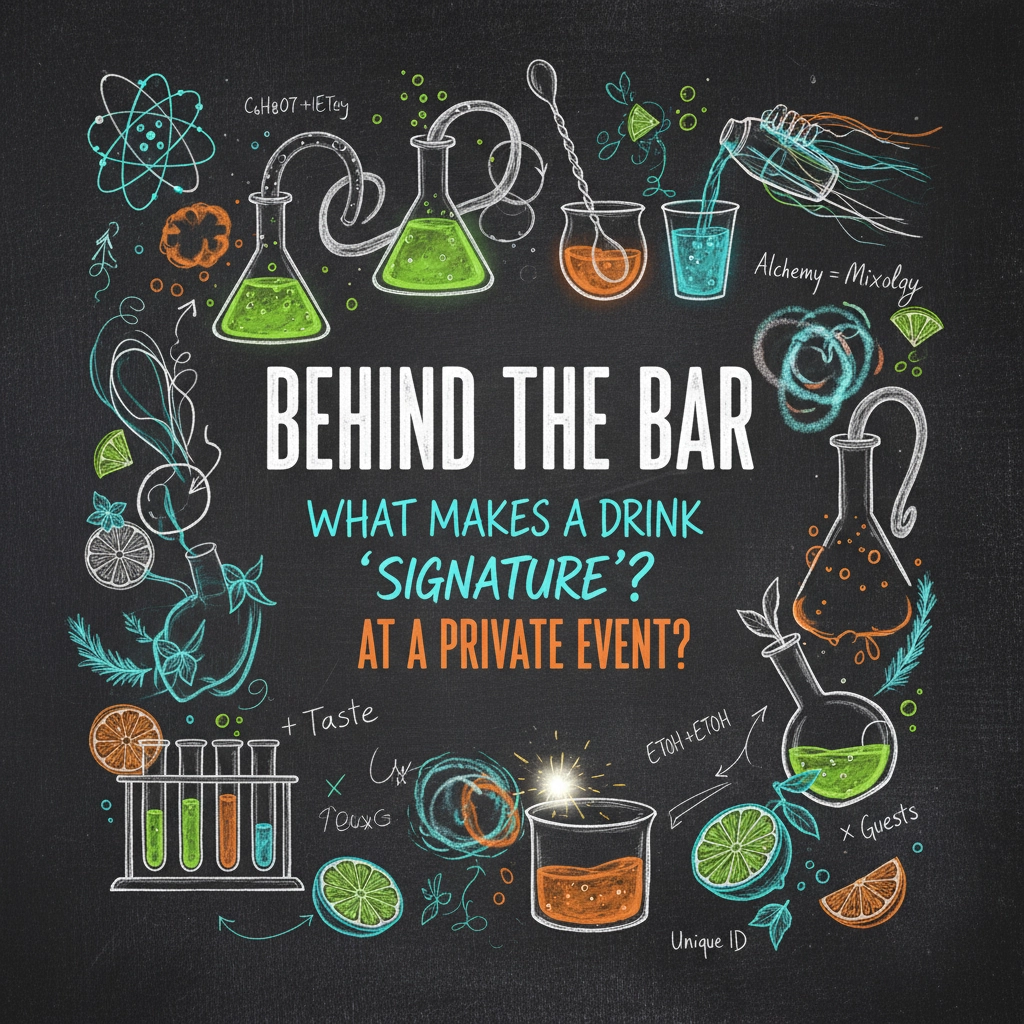 Behind the Bar: What Makes a Drink 'Signature'; at a Private Event?