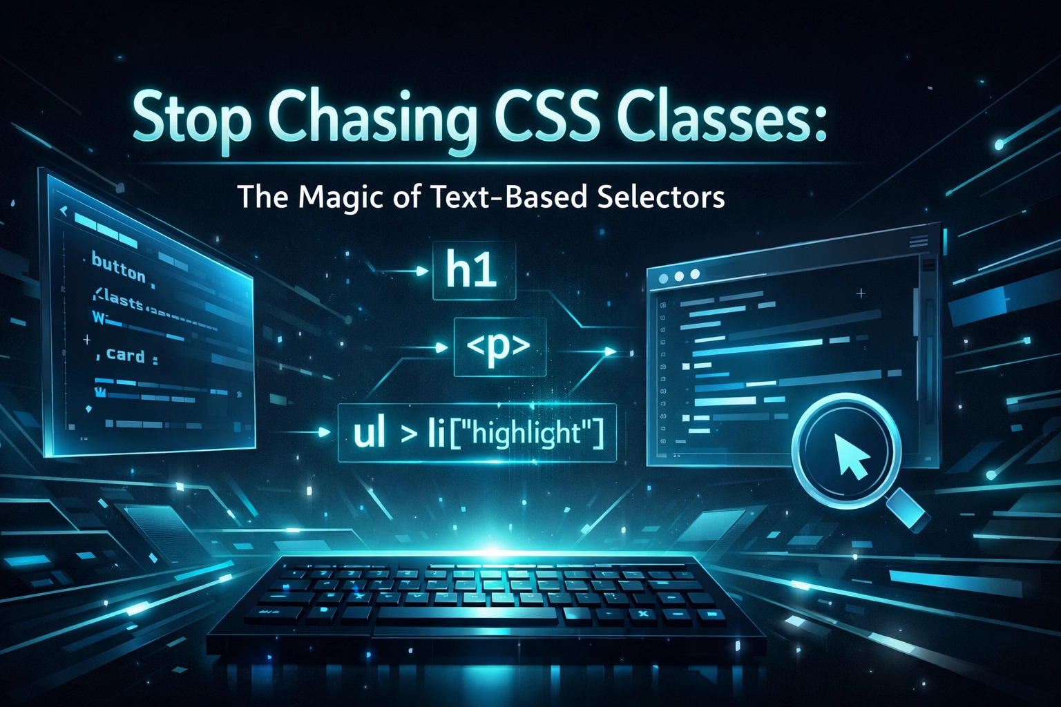 Stop Chasing CSS Classes: The Magic of Text-Based Selectors