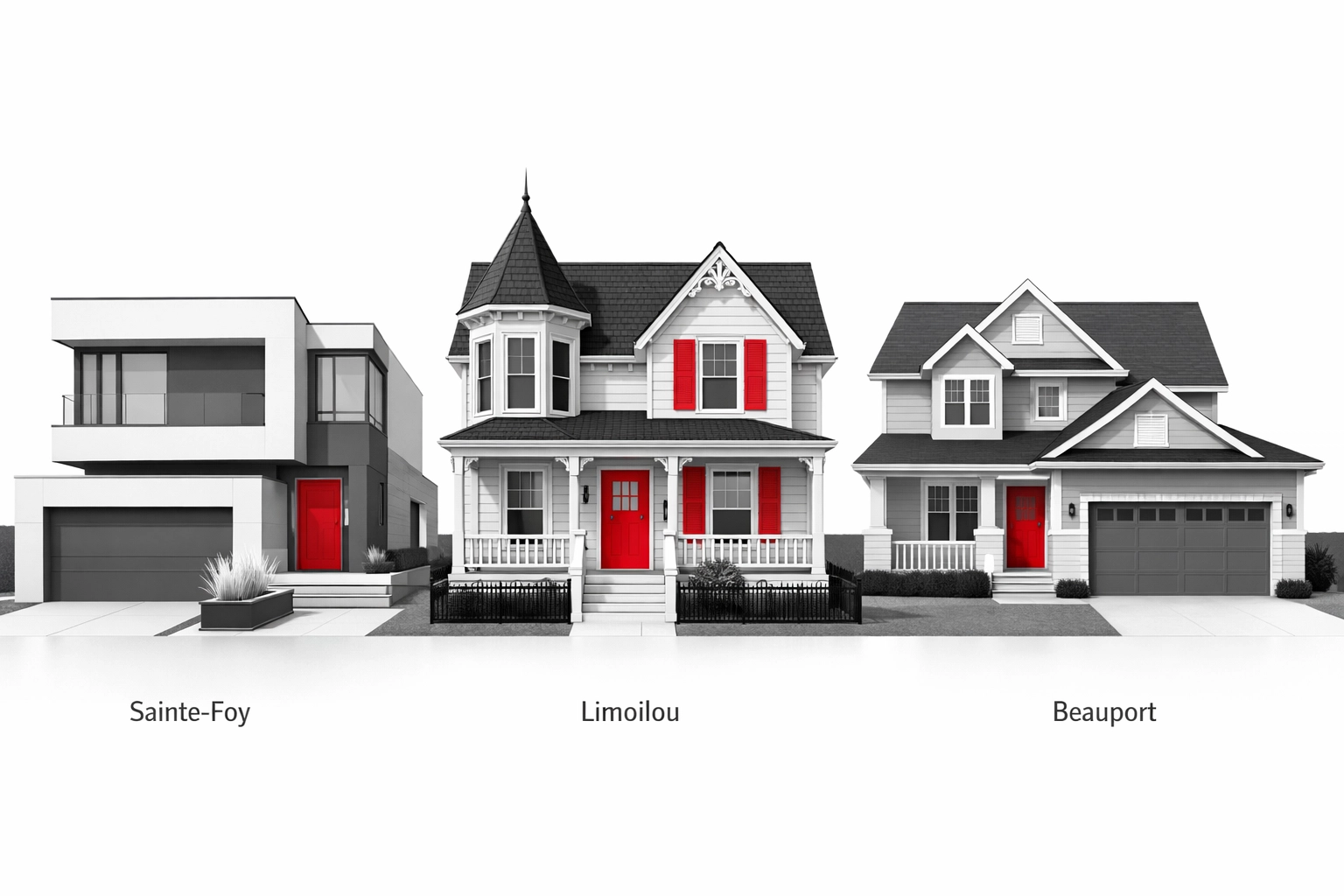 Maisons à vendre dans les quartiers prisés de Québec : Sainte-Foy, Limoilou, Beauport