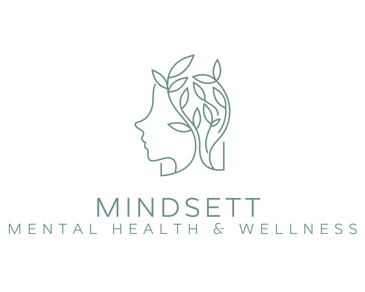 Mindsett Mental Health & Wellness Minimalist Logo