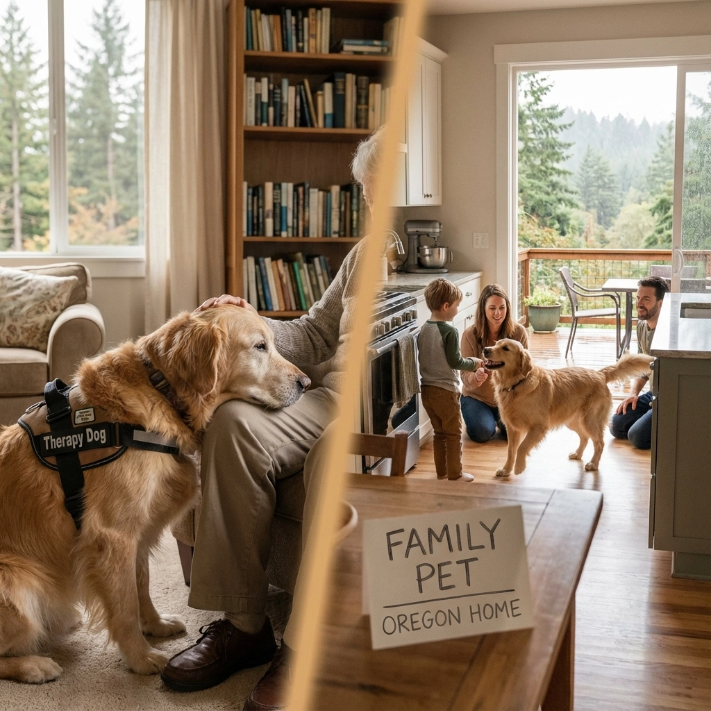 Therapy Dog vs. Family Pet: Which Golden Retriever Temperament Is Right for Your Oregon Home?