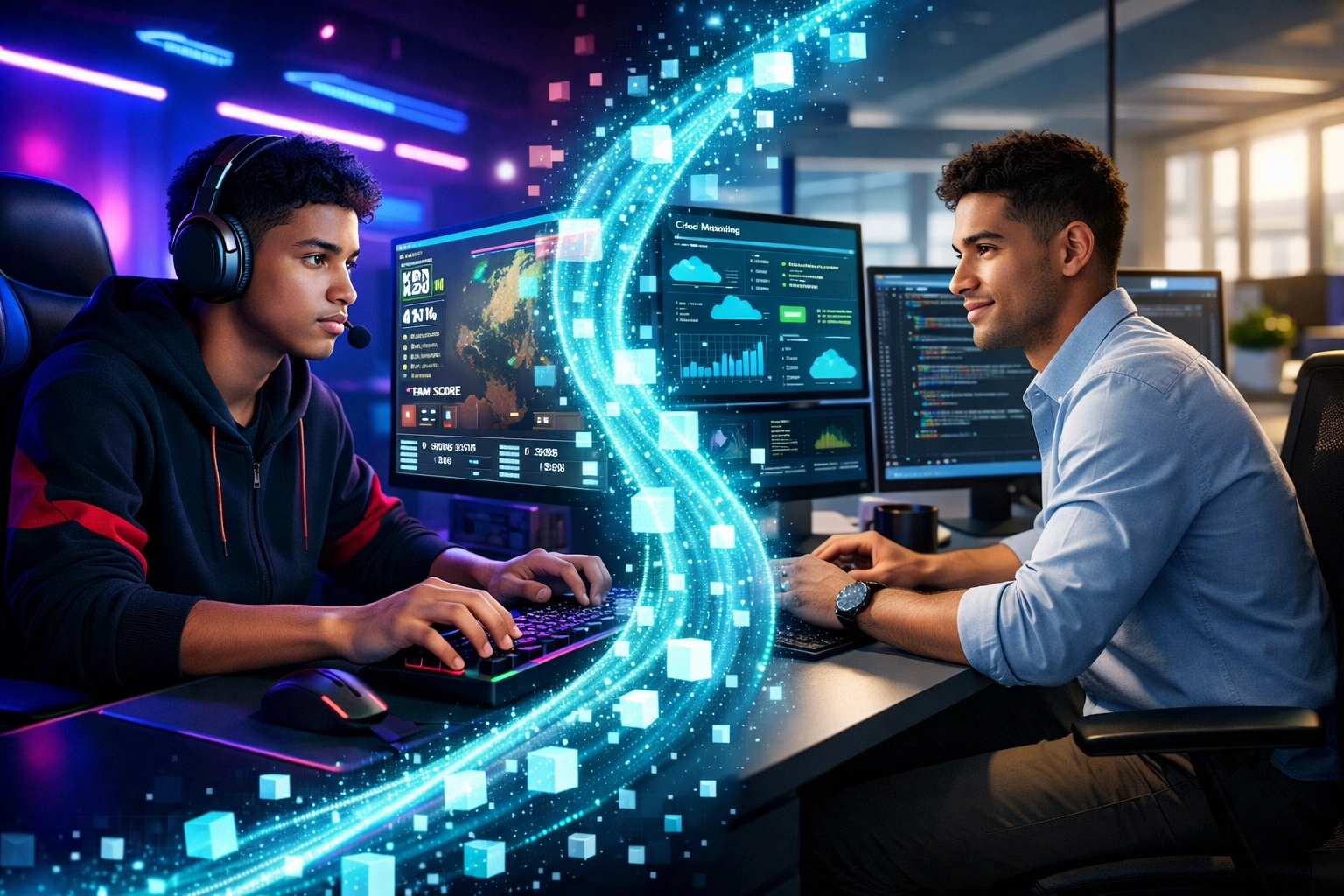 Student career progression from high school esports program to Fortune 5000 corporate technology role