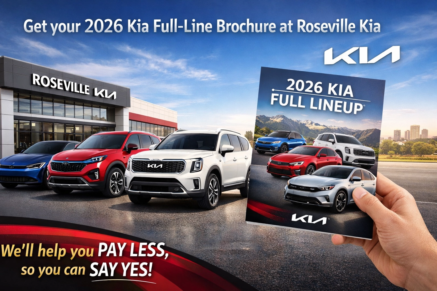 [HERO] Get your 2026 Kia Full-Line Brochure at Roseville Kia