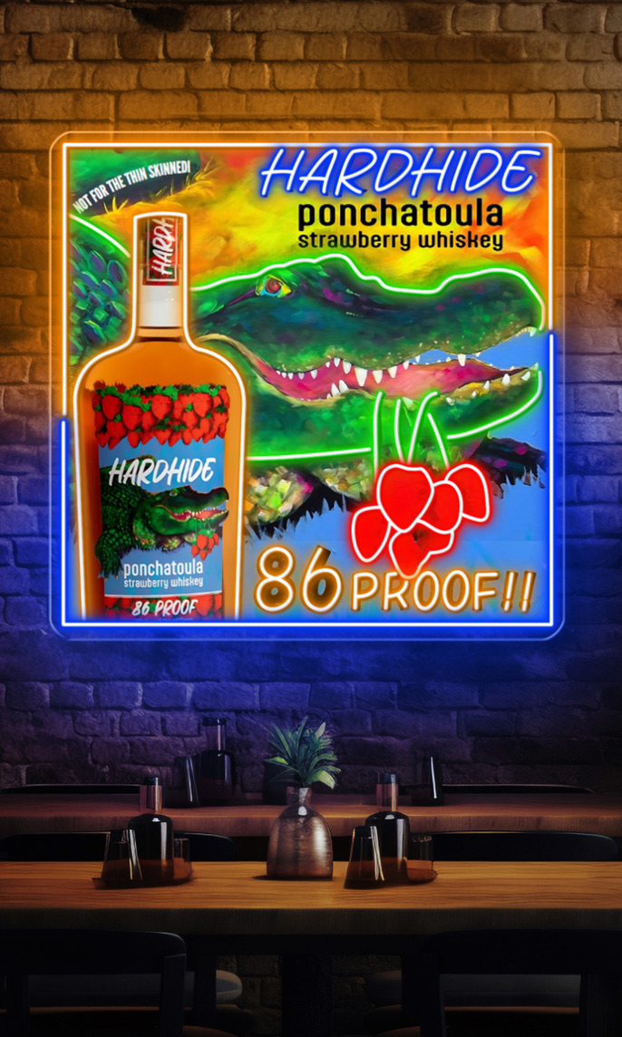 Hardhide Neon Sign