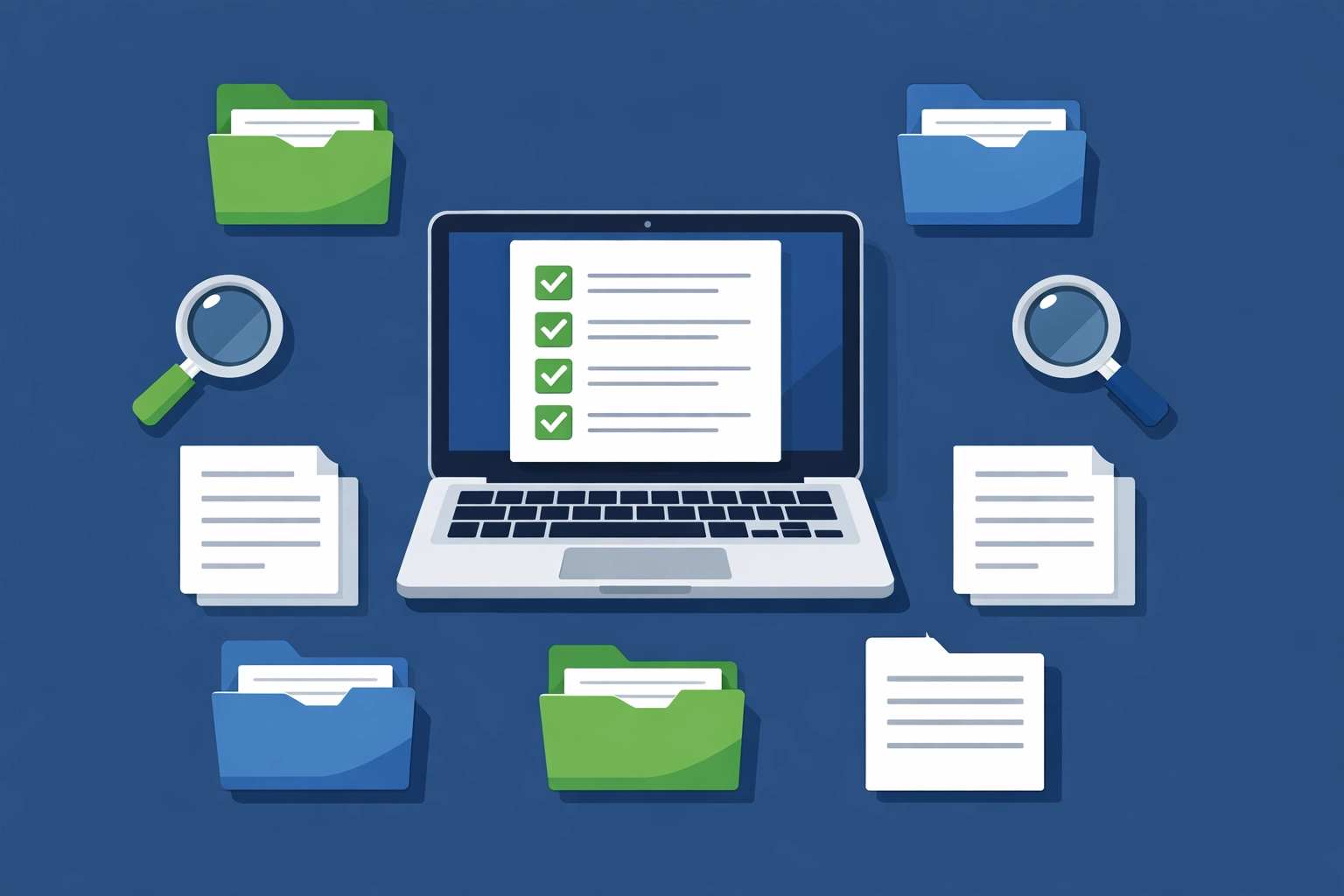 Professional tax preparation checklist and organized digital files for efficient New Haven filing.