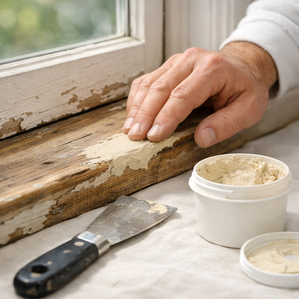 Professional wood rot repair and preparation work for lasting paint quality