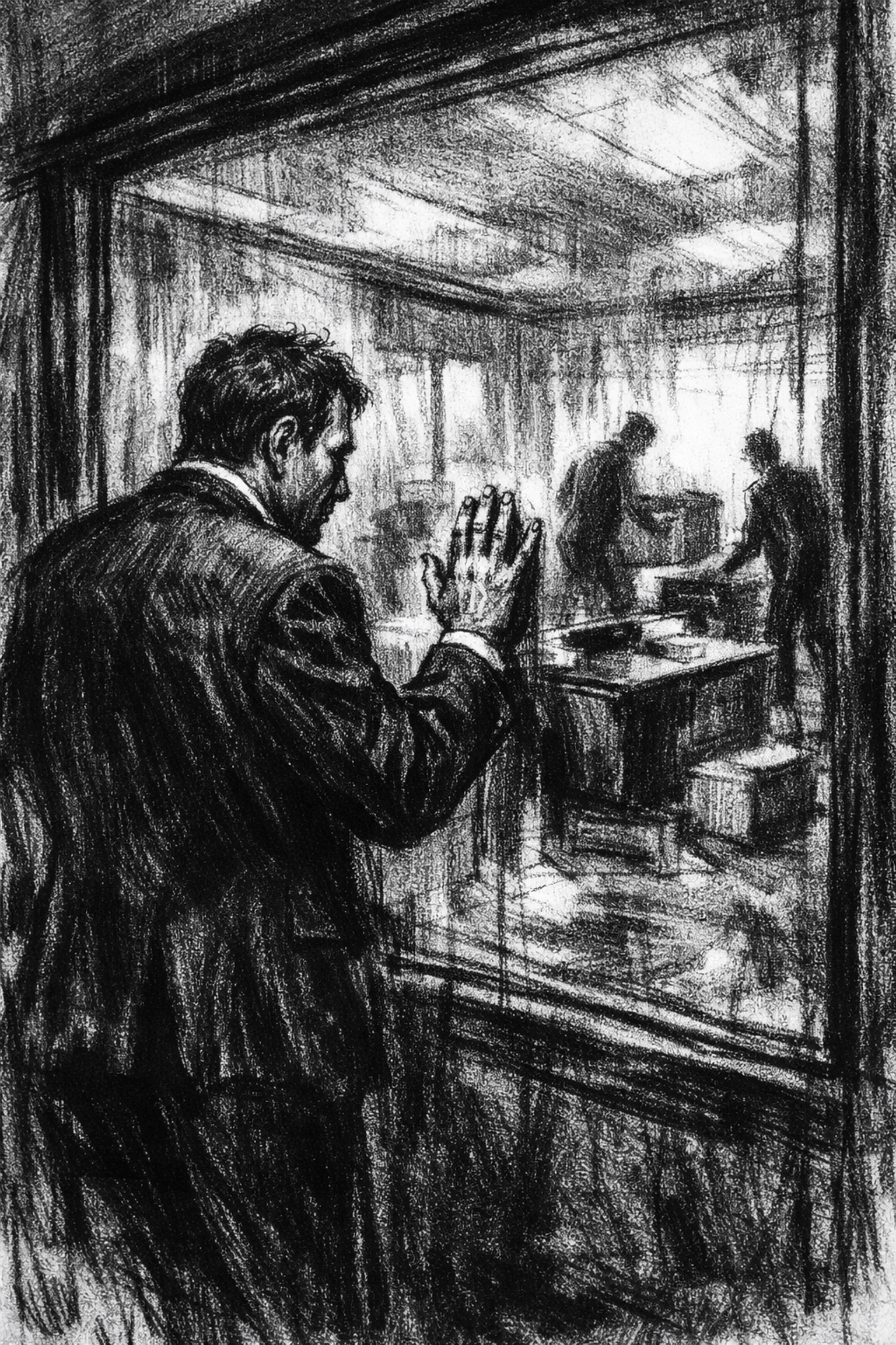 A former business owner observes changes to his office, illustrating the loss of control during a business earnout period.