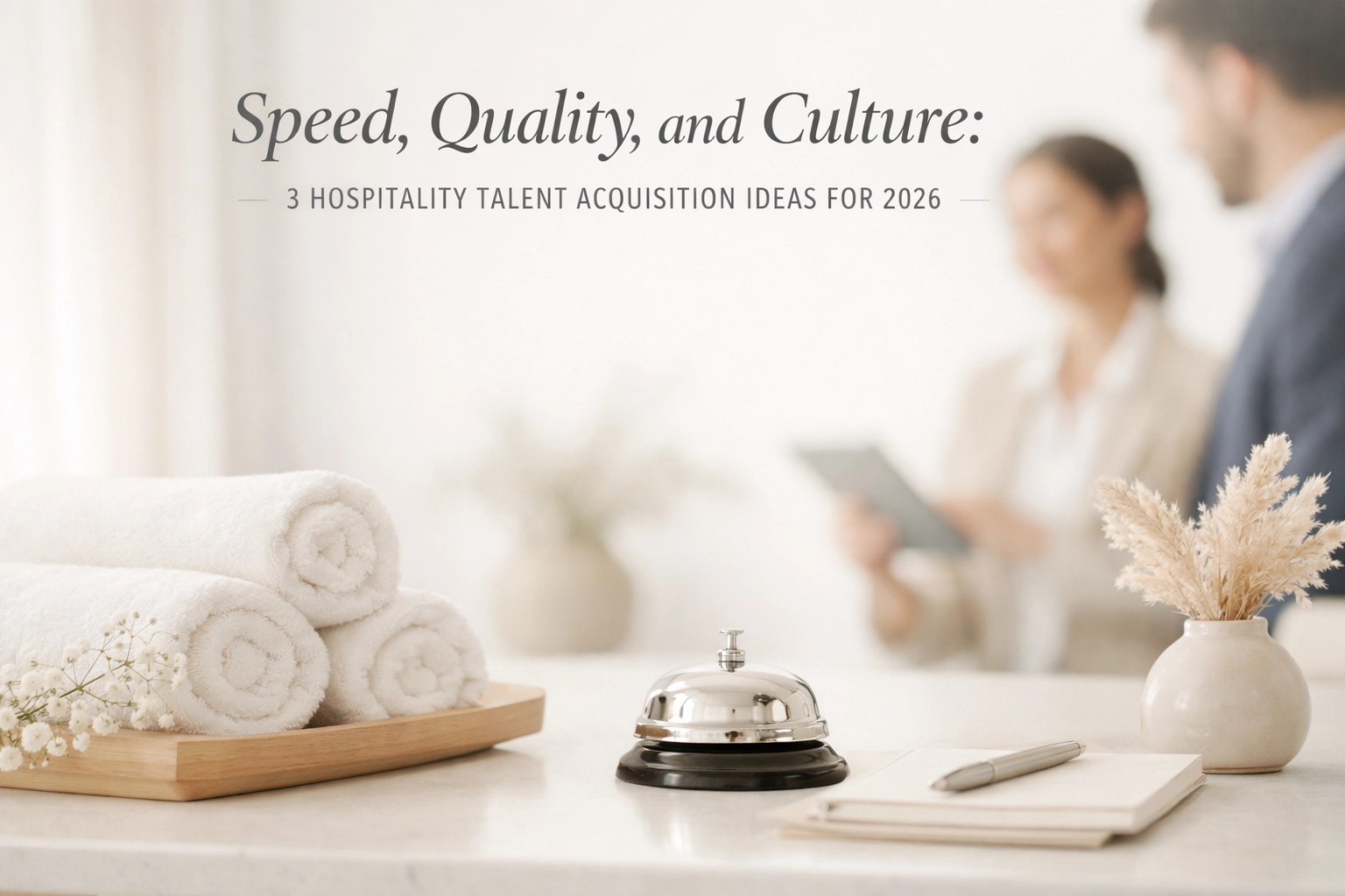 [HERO] Speed, Quality, and Culture: 3 Hospitality Talent Acquisition Ideas for 2026