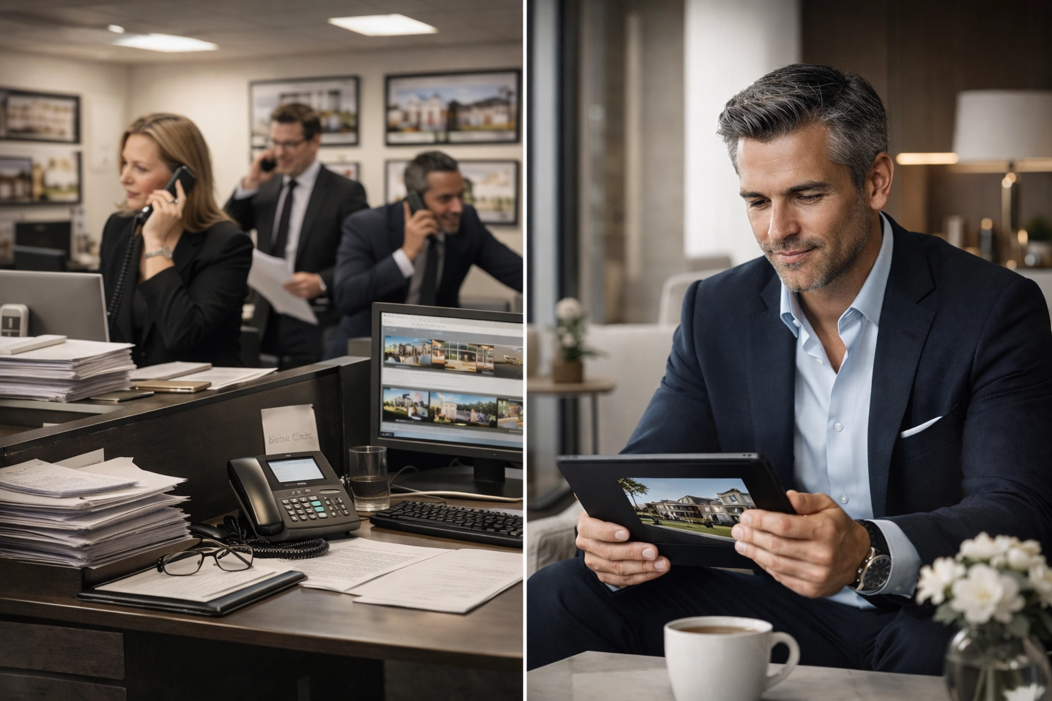 Comparison between a busy high street agency and a focused personal estate agent in Witney.