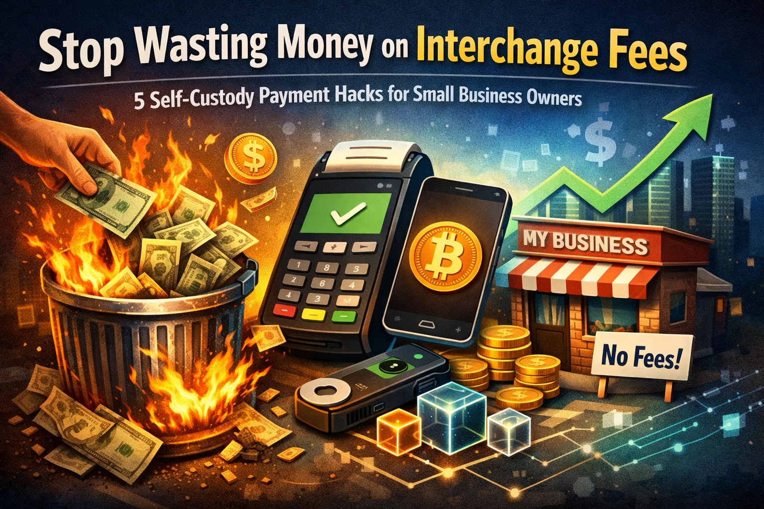 [HERO] Stop Wasting Money on Interchange Fees: 5 Self-Custody Payment Hacks for Small Business Owners