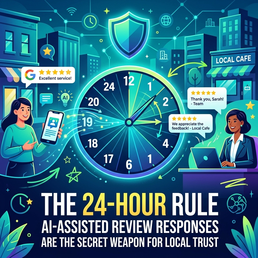 The 24-Hour Rule: AI-Assisted Review Responses for Local Trust