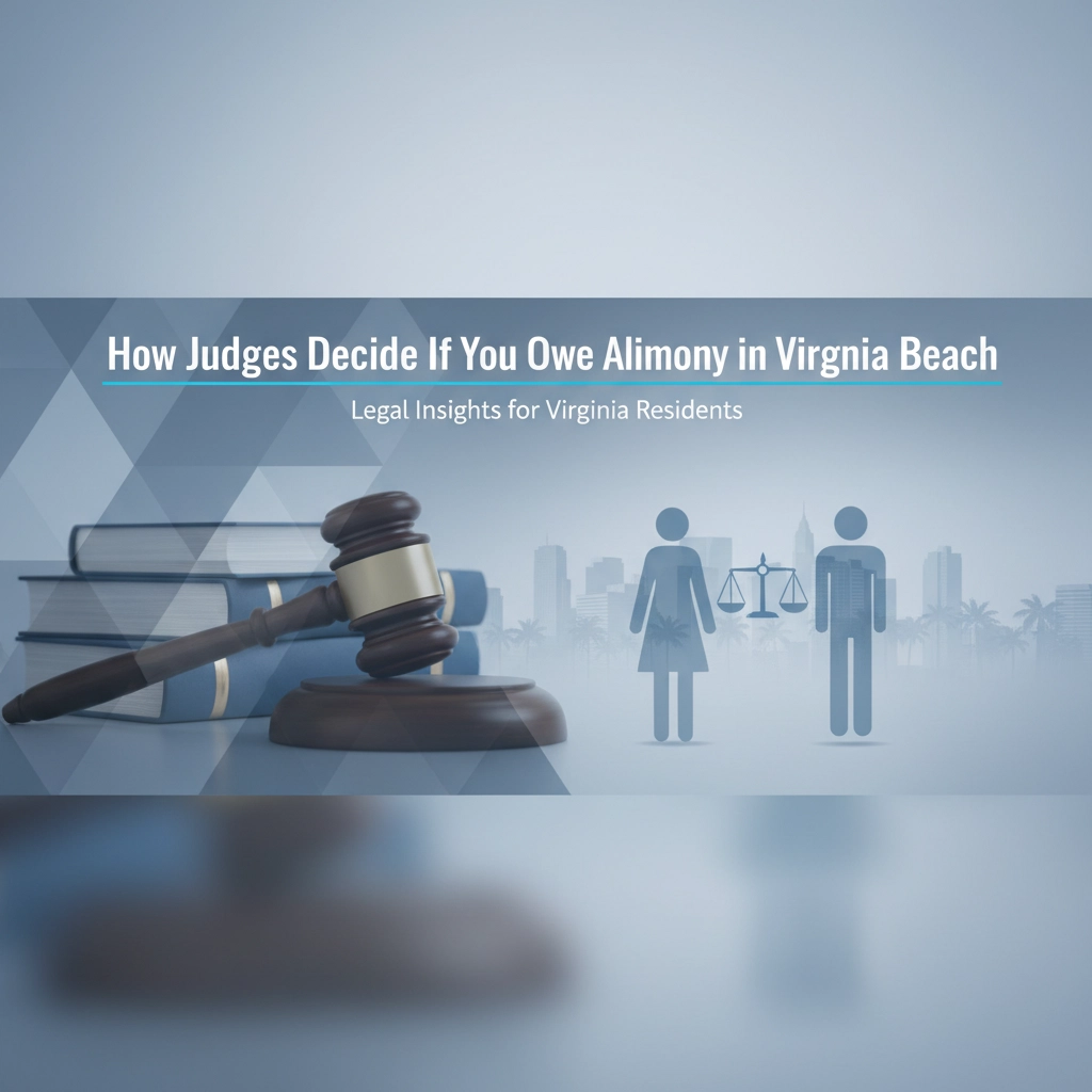 How Judges Decide If You Owe Alimony in Virginia Beach