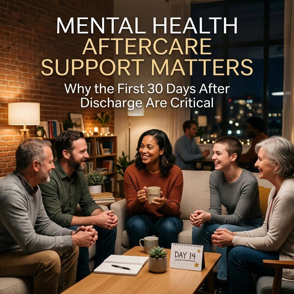 [HERO] Mental Health Aftercare Support Matters: Why the First 30 Days After Discharge Are Critical