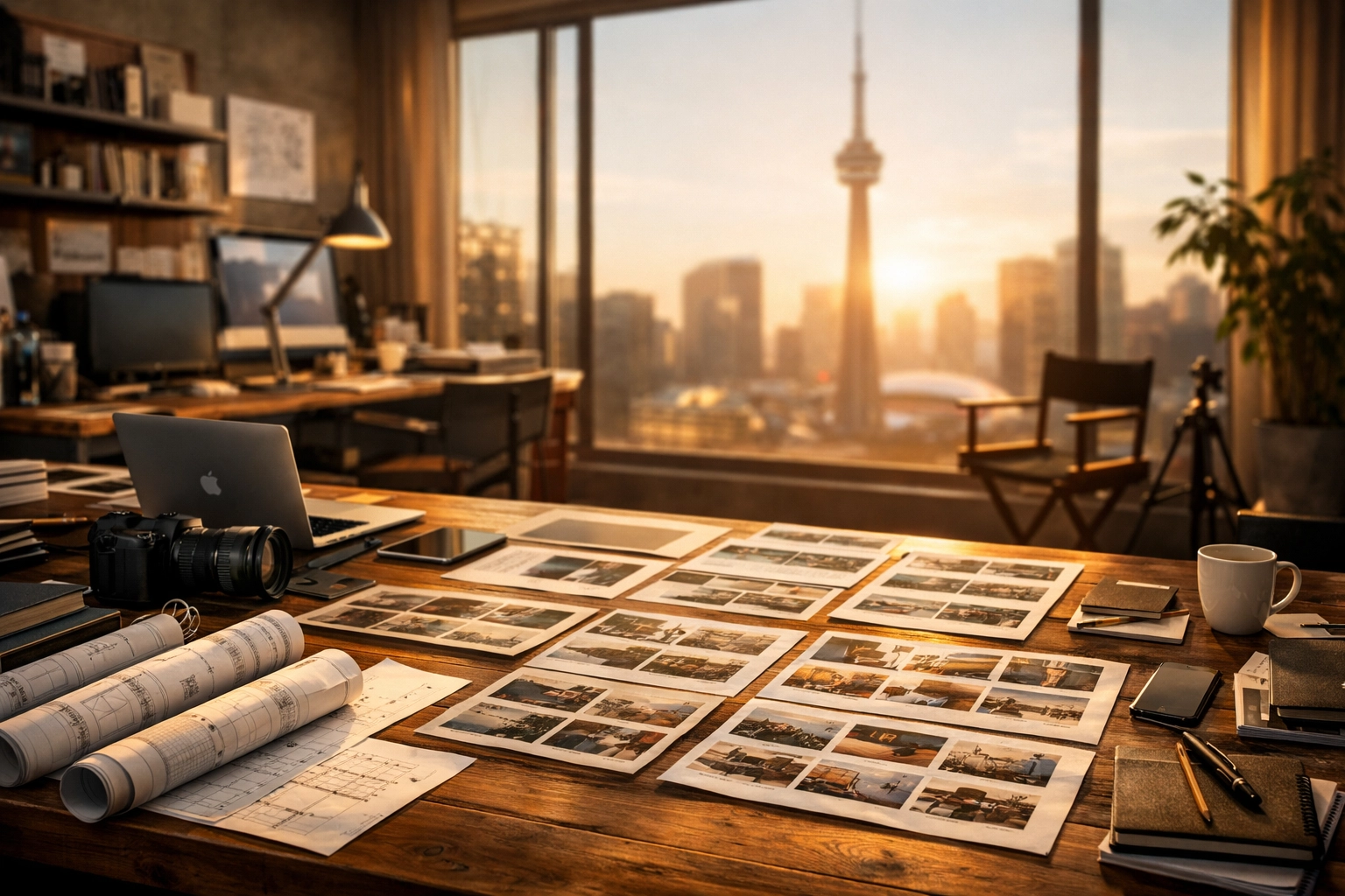 Professional content marketing agency studio in Toronto developing authority-building business strategies.