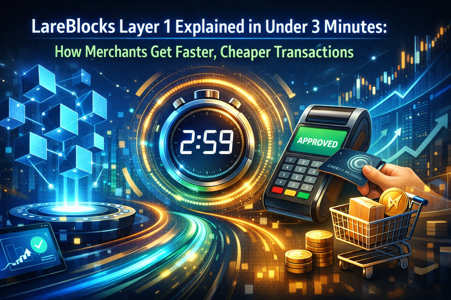 [HERO] LareBlocks Layer 1 Explained in Under 3 Minutes: How Merchants Get Faster, Cheaper Transactions