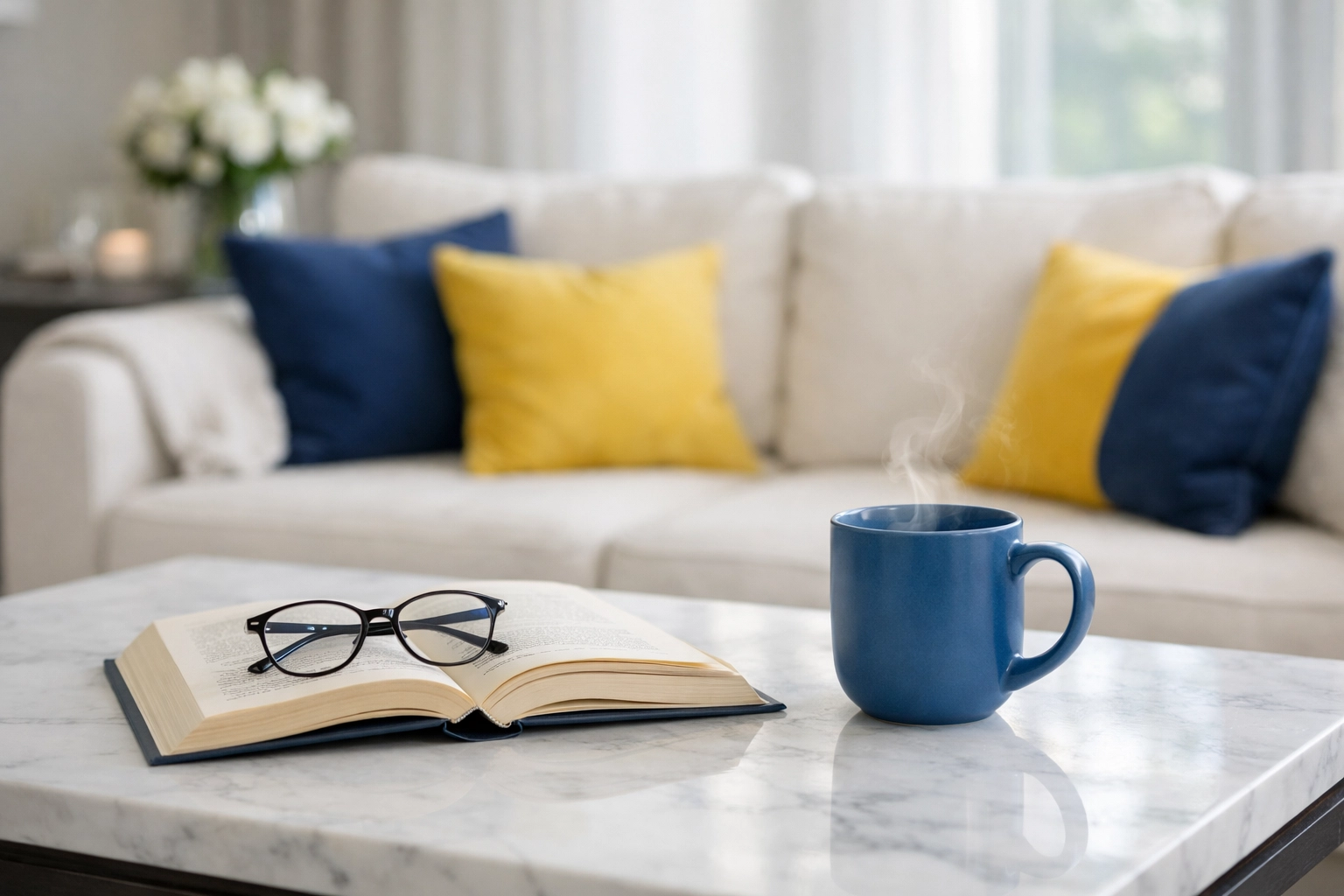 A spotless and relaxing Weston living room after a professional House Cleaning Weston MA session.