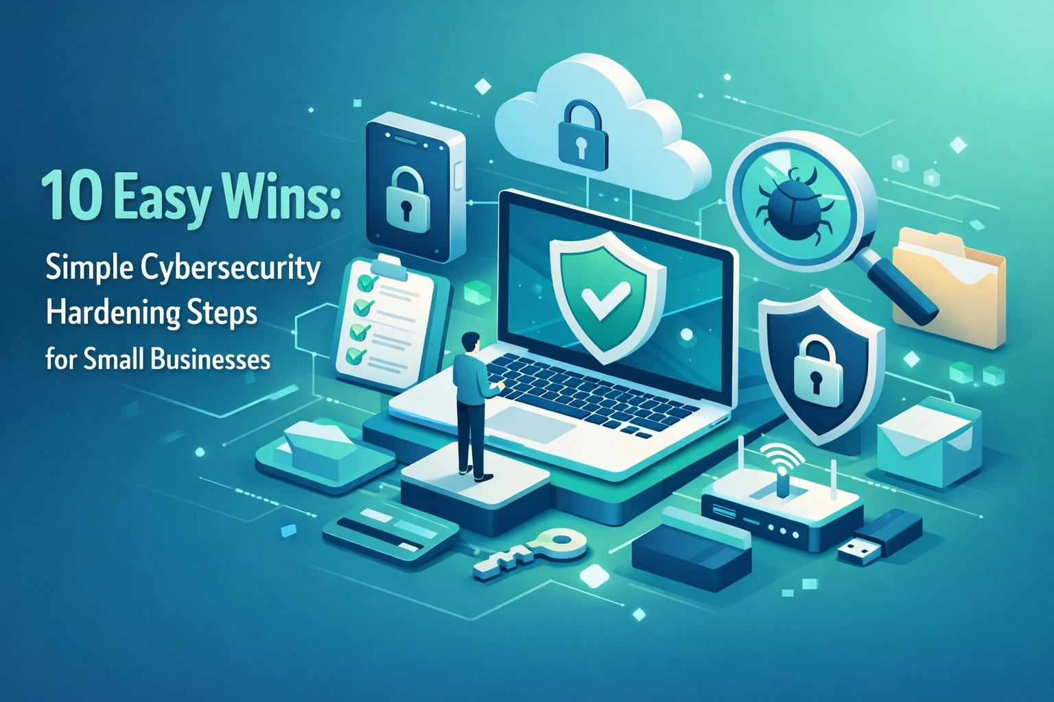 10 Easy Wins: Simple Cybersecurity Hardening Steps for Small Businesses