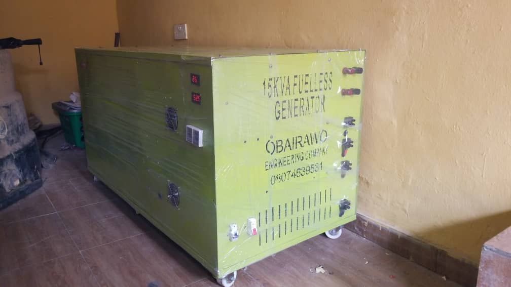 Obairawo 15kVA Fuelless Generator for sustainable business power