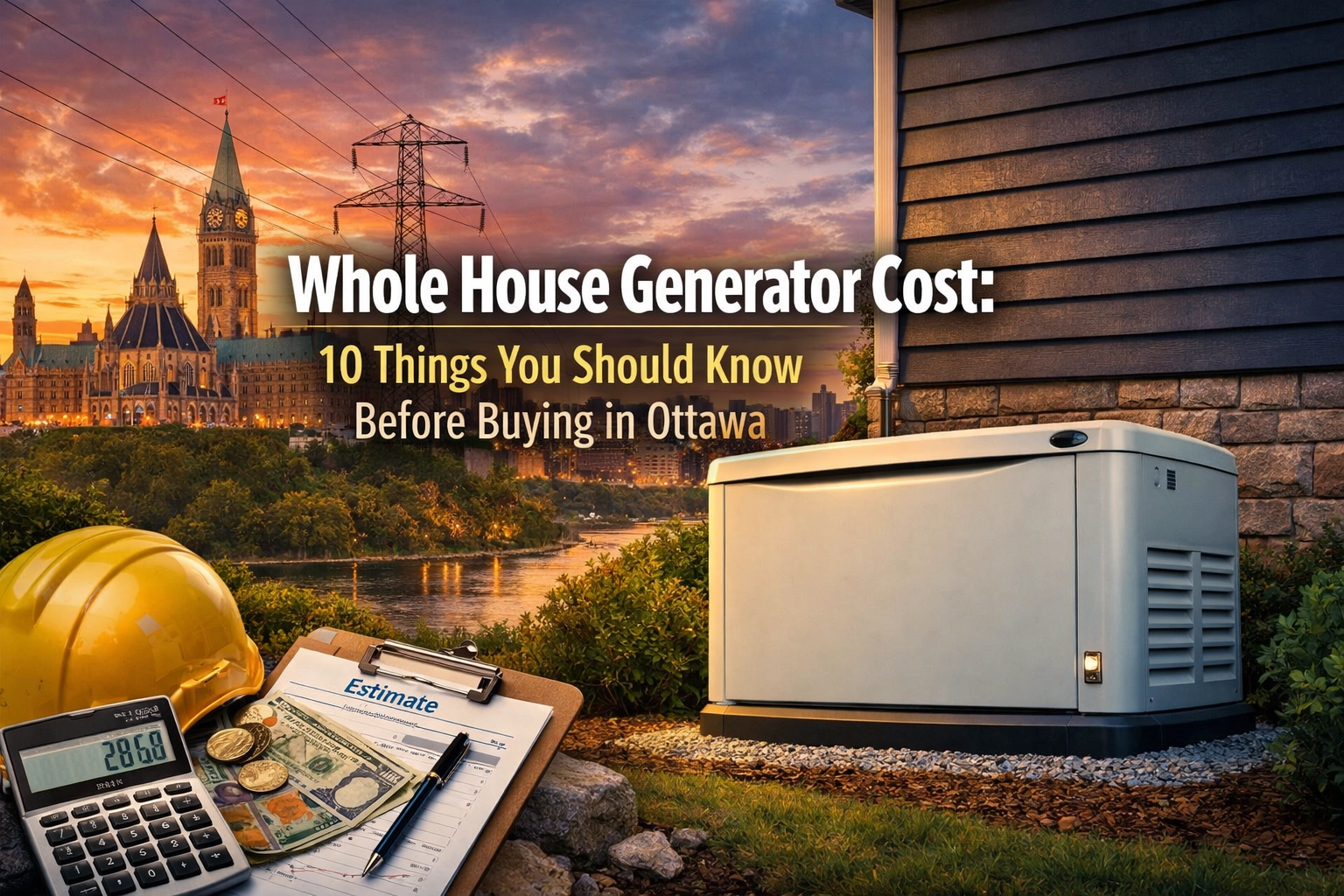 [HERO] Whole House Generator Cost: 10 Things You Should Know Before Buying in Ottawa