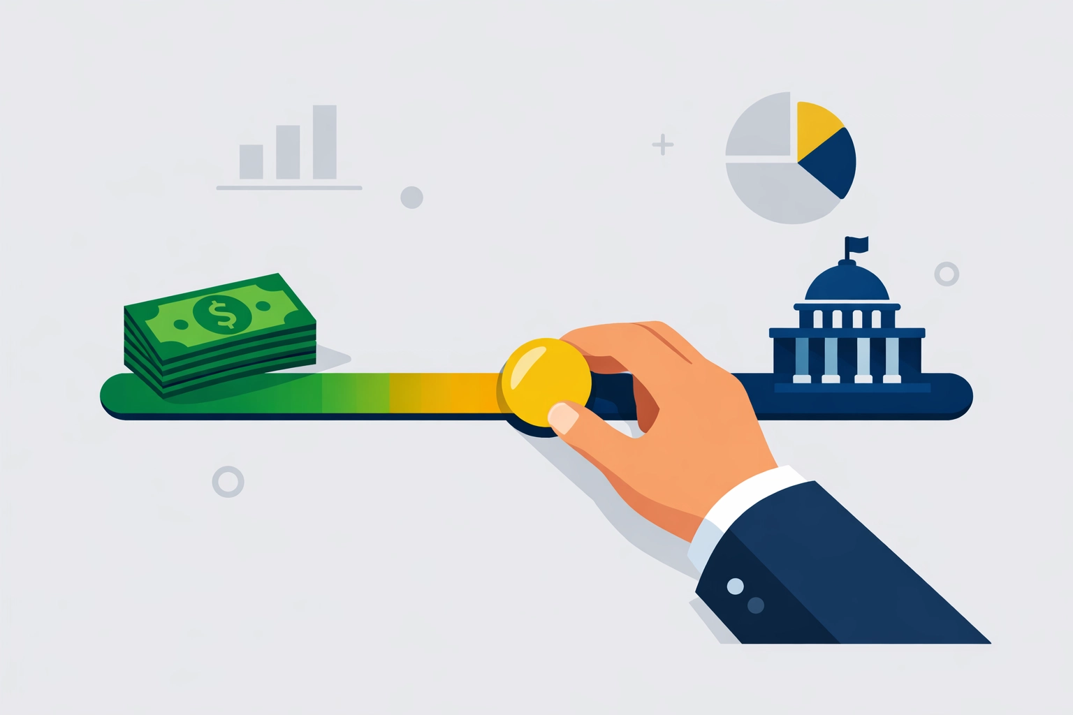 Adjusting a tax withholding slider to balance paycheck income and maximize tax refund potential.