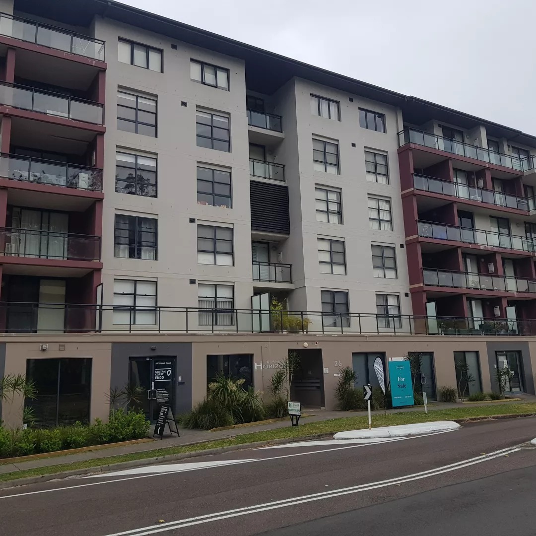 Modern multi-storey apartment building