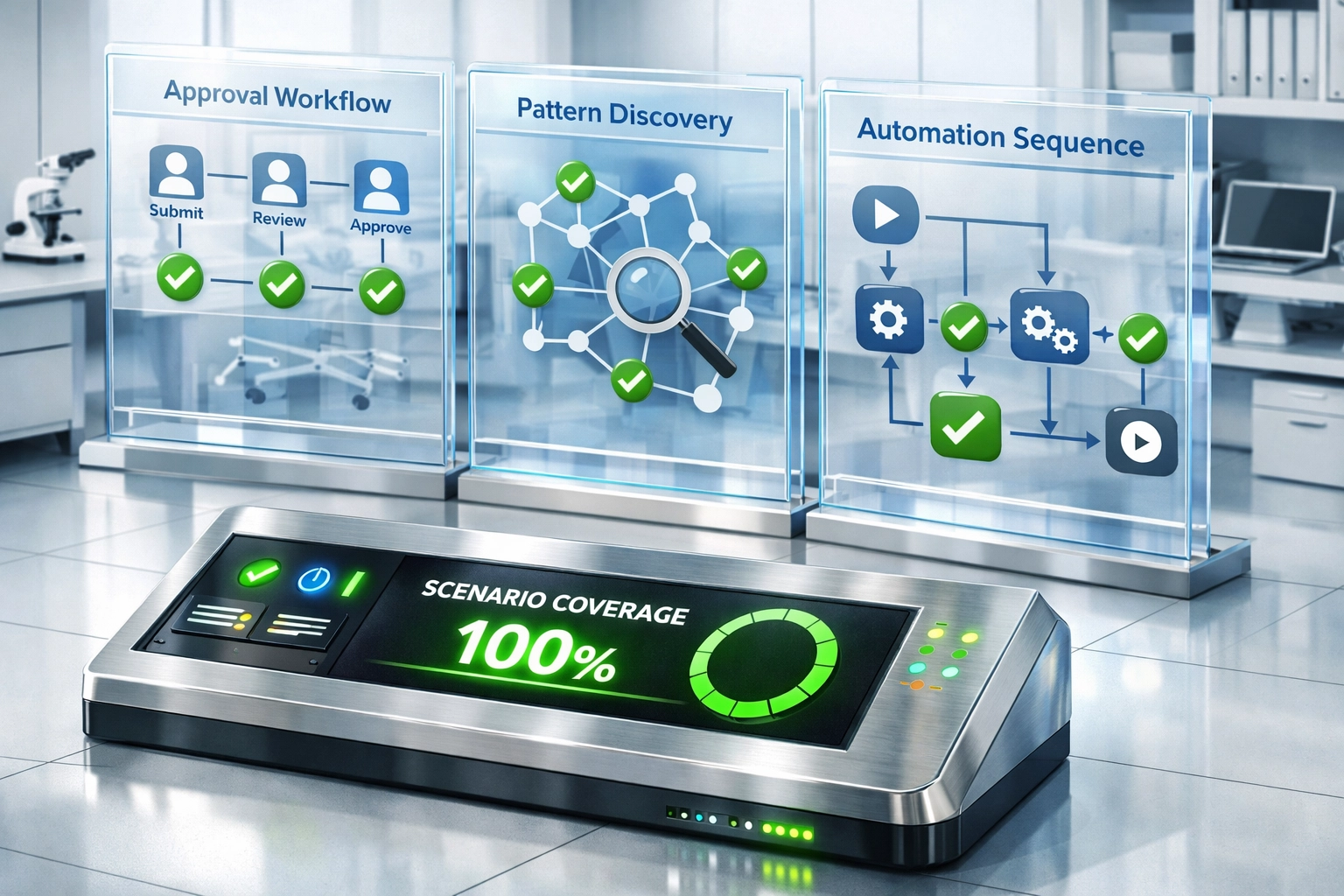 ServiceNow scenario testing environment validating workflows and automation sequences