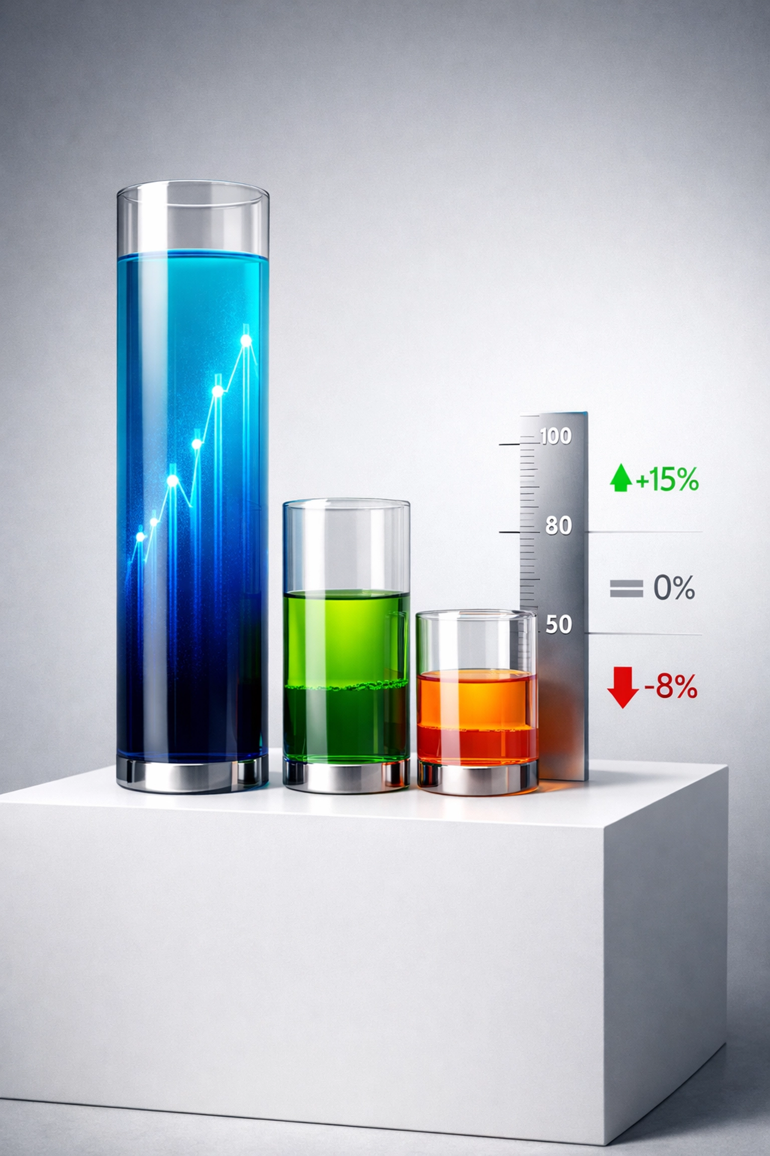 Portfolio performance comparison showing risk-adjusted returns across investment strategies